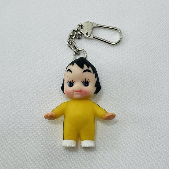Kewpie Bruce Lee Bluesley Man Figure Keychain Chain Keyring Bodysuit Anime Japan - Picture 1 of 12